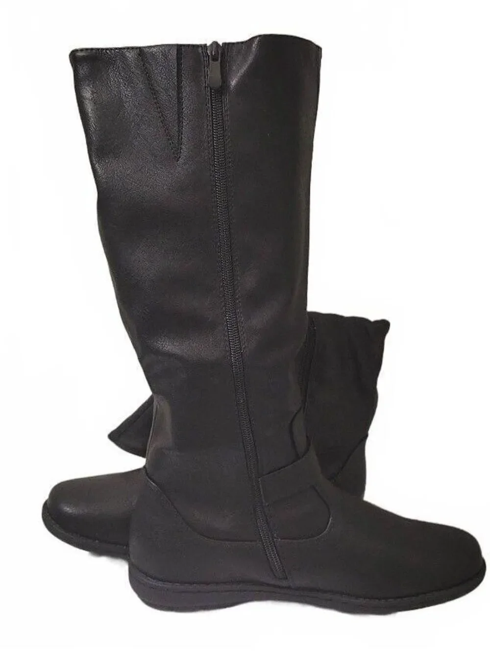 Dream Pairs Black Faux Fur-Lined Knee High Women's Winter Boots Tall Boots US 10